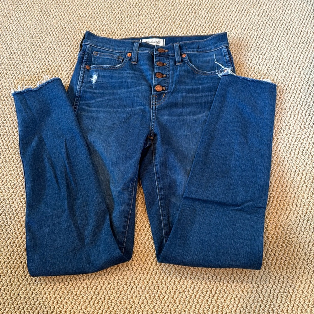 Madewell 10” High rise skinny Jean